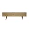 Manhattan Comfort Utopia 70.47" TV Stand with Splayed Wooden Legs and 4 Shelves in White 19754 - alternate 6